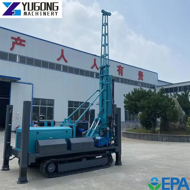 200m Wireline Rod Core Drilling Rig Machine Sampling Drill Hydraulic Crawler Mounted Rock Core Diesel Engine Drilling Rig for US