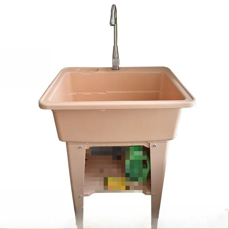 

Lightweight Plastic Large Size Thickened Kitchen Basin Sink Kitchen Pot Brush Pool Vegetable Sink Dishwasher Single Sink