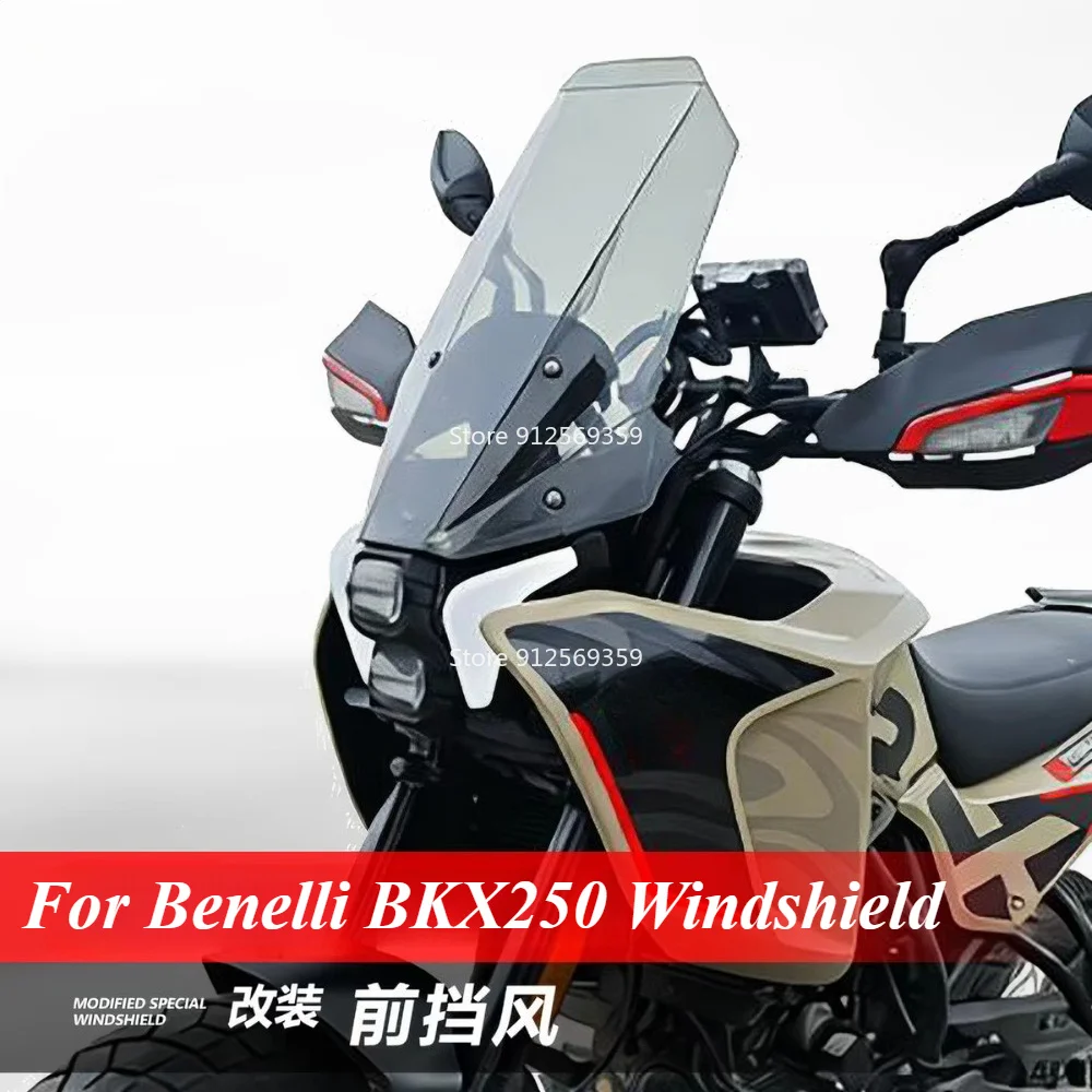 For Benelli BKX250 BKX 250 BKX-250 Motorcycle Competitive Windscreen Windshield Covers Wind Shield Screen Protector Front Glass