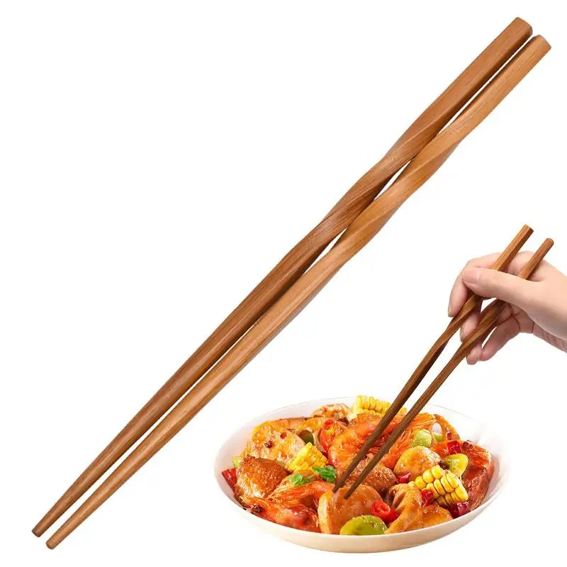 Wood Chopsticks Wooden Chop Sticks Washable Reusable Chopsticks For Beginners Chopstick Gift For Kitchen Dining Room Hotpot