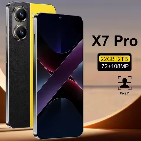 NEW 2025 HOT X7 Pro 7.3inch HD Global Edition Original Smart Dual Card 8000mAh Battery Facial Recognition Function