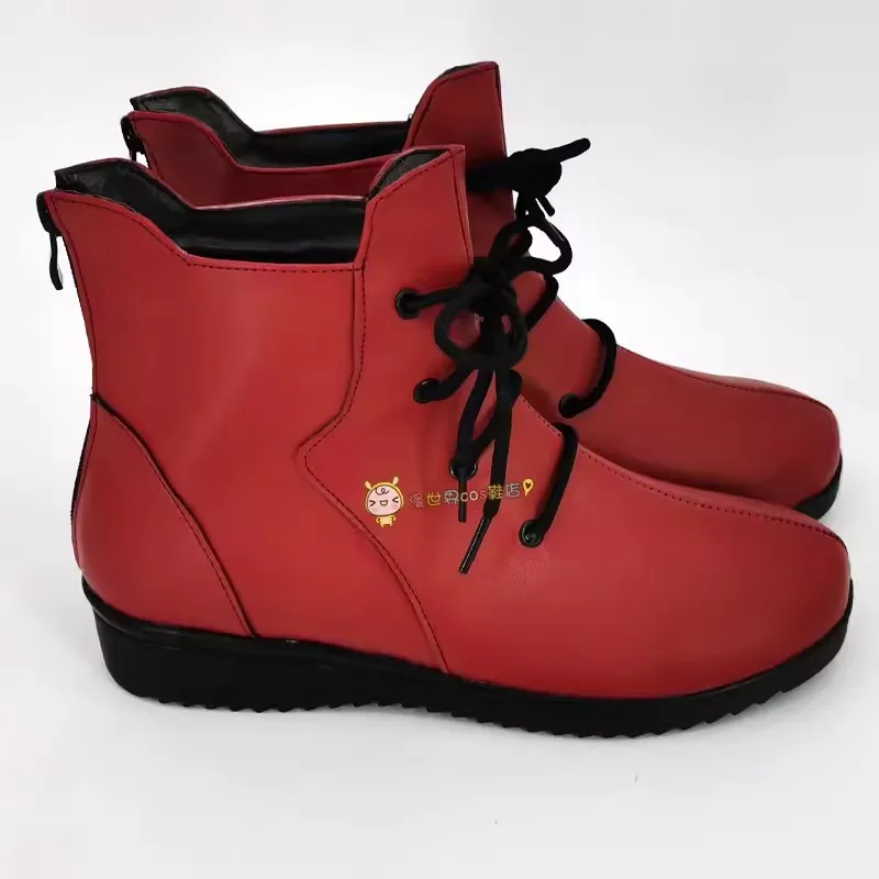 Itadori Yuji Cosplay Chaussures pour la ixd'Halloween, Jujutsu Kaimmense Anime Bottes Courtes Rouges, Accessoires de Costume