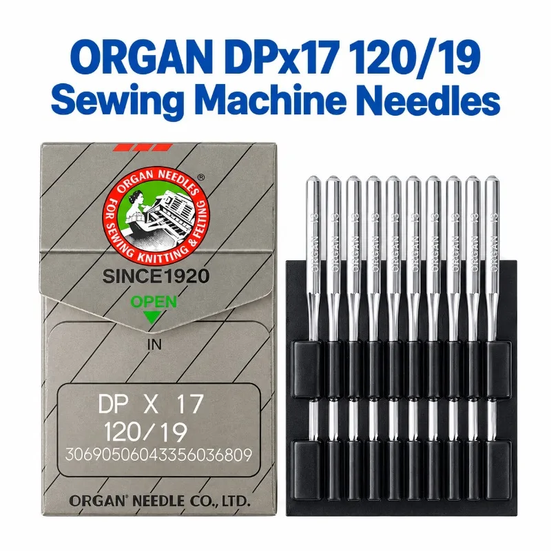 HENVOR DPx17 Industrial Sewing Machine Needles for Pattern Sewing Machine, Synchronized Machine and High-Post Machine