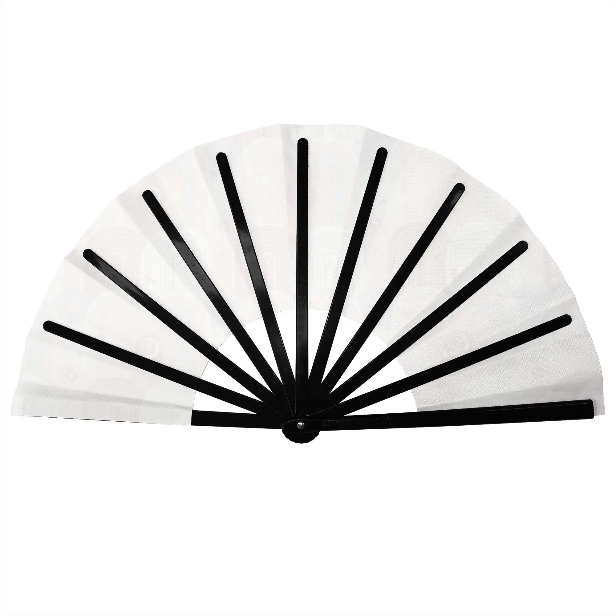 Customized Bohemian Wallpaper Portable Pocket Fan Outdoor  Polyester Folding Fan Chinese Dance Handheld Cooling Fans