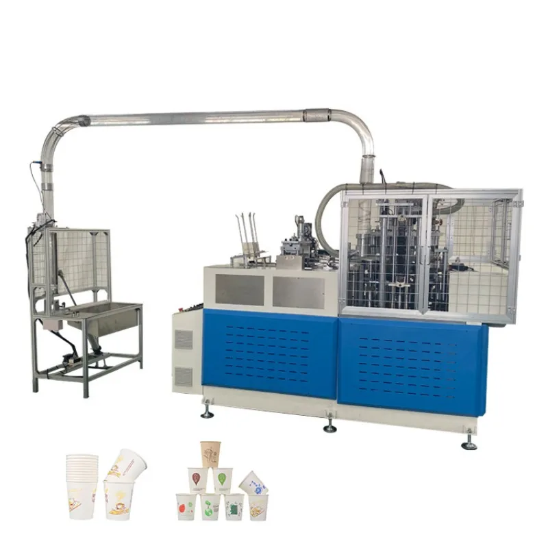 High Speed Automatic Paper Bowl Water Carton Cup Forming Machine Biodegradable Disposable Paper Cup Making Machine Price