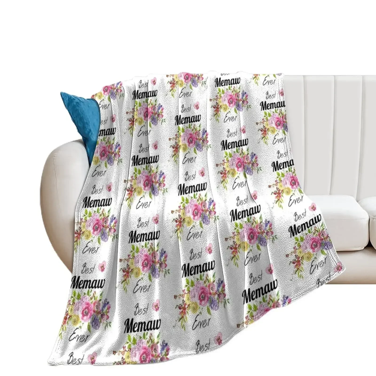 Memaw Gifts - Memaw Mothers Day Birthday for Mother's Day Ide Throw Blanket Soft Big heavy to sleep Blankets