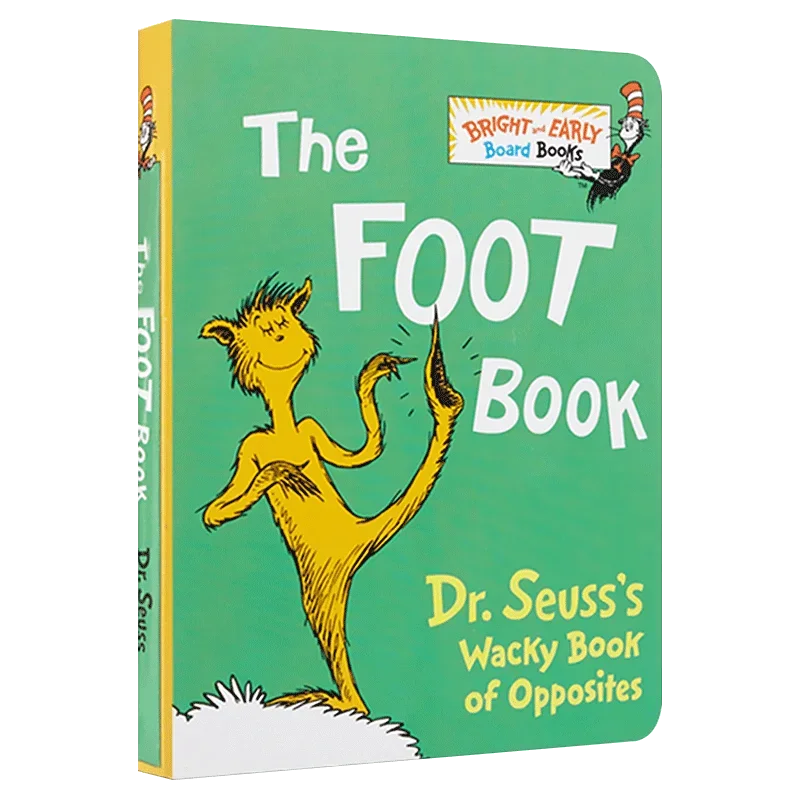 The Foot Book, Dr. Seuss, Baby Children's books aged 1 2 3, English picture book, 9780679882800