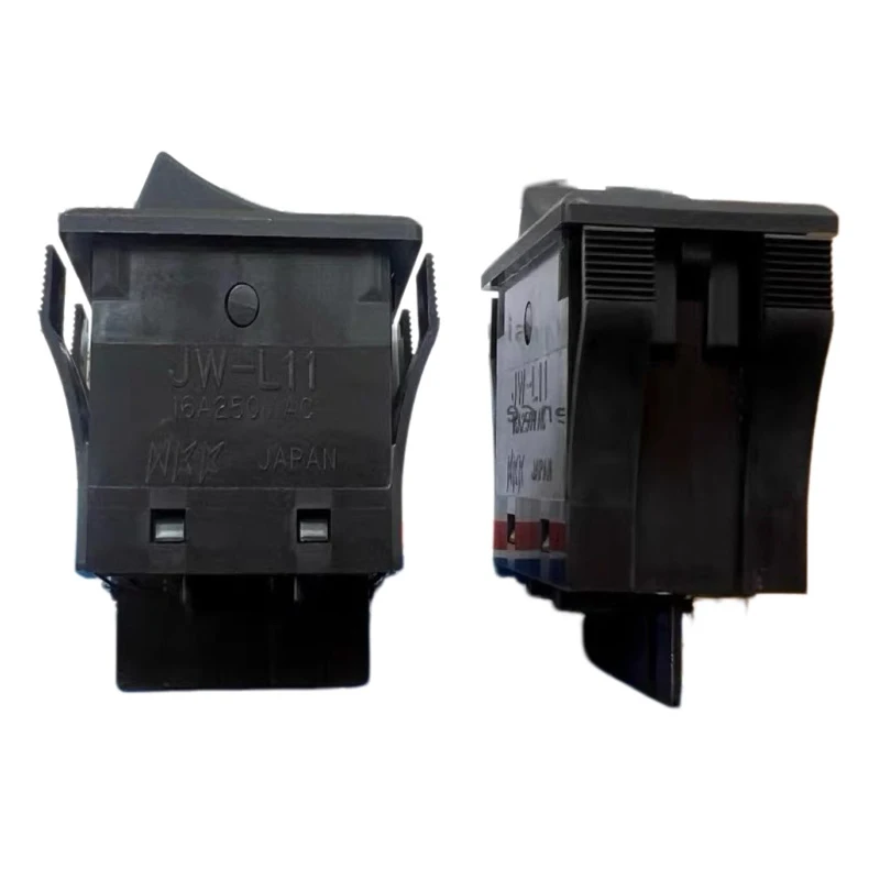 1PCS/LOTS 100% JW-L11 Japanese nkk high current 16A250V boat type switch 2-pin 2-stage rocker power button JWL11RAA