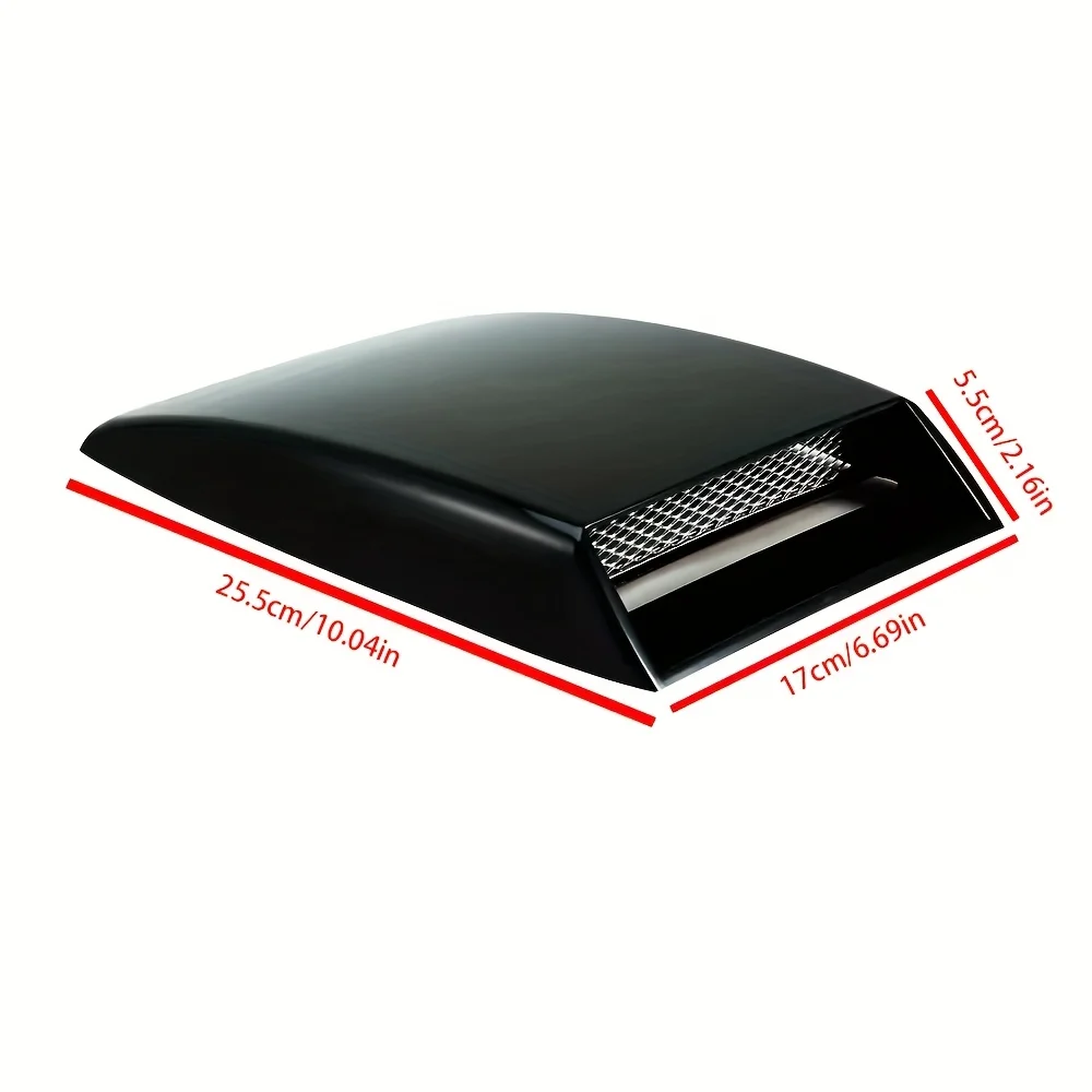 Car Hood Air Intake Simulation Trim Air Intake Hood Vent Sticker Cover Engine Hood Universal ​Automotive Trim Accessor