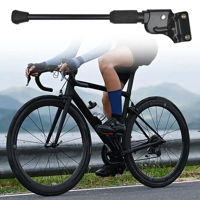 

Велосипедная подставка из алюминиевого сплава, противоскользящая подставка, износостойкая черная подставка, аксессуары для верховой езды для гоночного велосипеда
