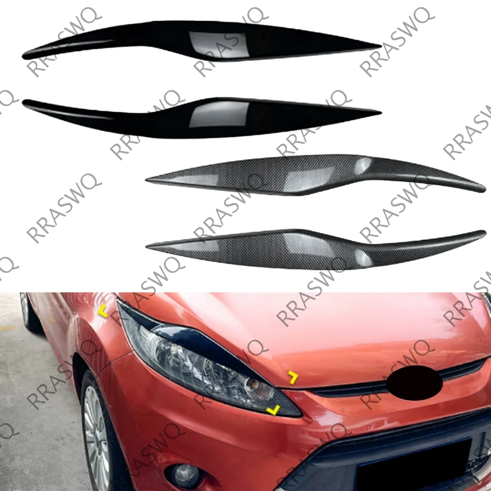 Geeignet für Ford Fiesta MK6 MK7 2008-2012 Frontscheinwerfer-Augenbrauen-Autoaufkleber Modifikationsteile.