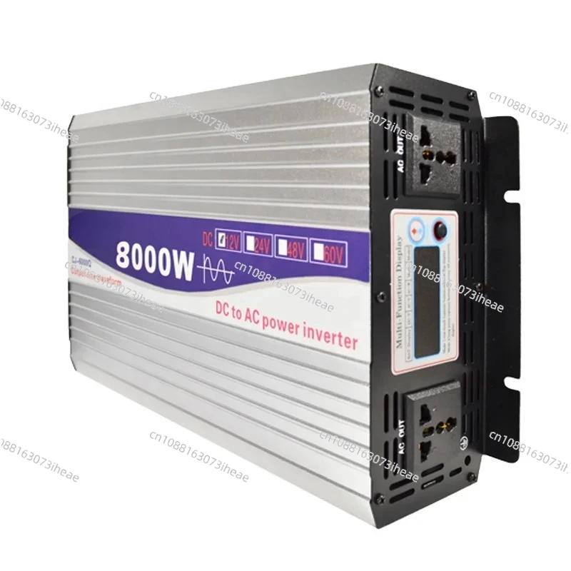 8000W Peak 4000W Rate Power Pure Sine Wave Inverter,DC 12V 24V To AC 220V/110V LCD Display,with Battery Cable