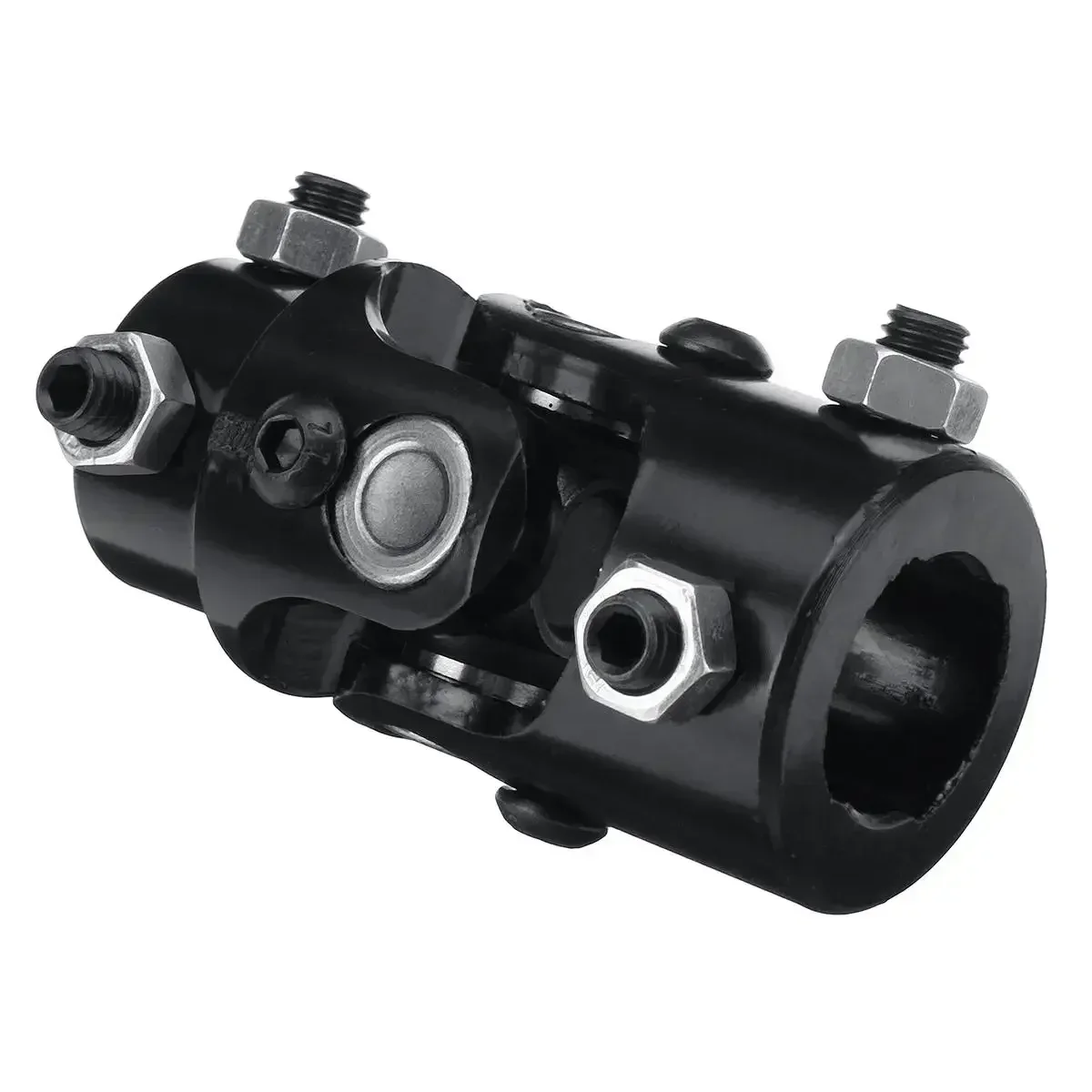 

New BLACK SI-AT45020 1" DD X 3/4" DD Steering U Joint Coupler From 1" Column to 3/4" DD Shaft Auto Accessories