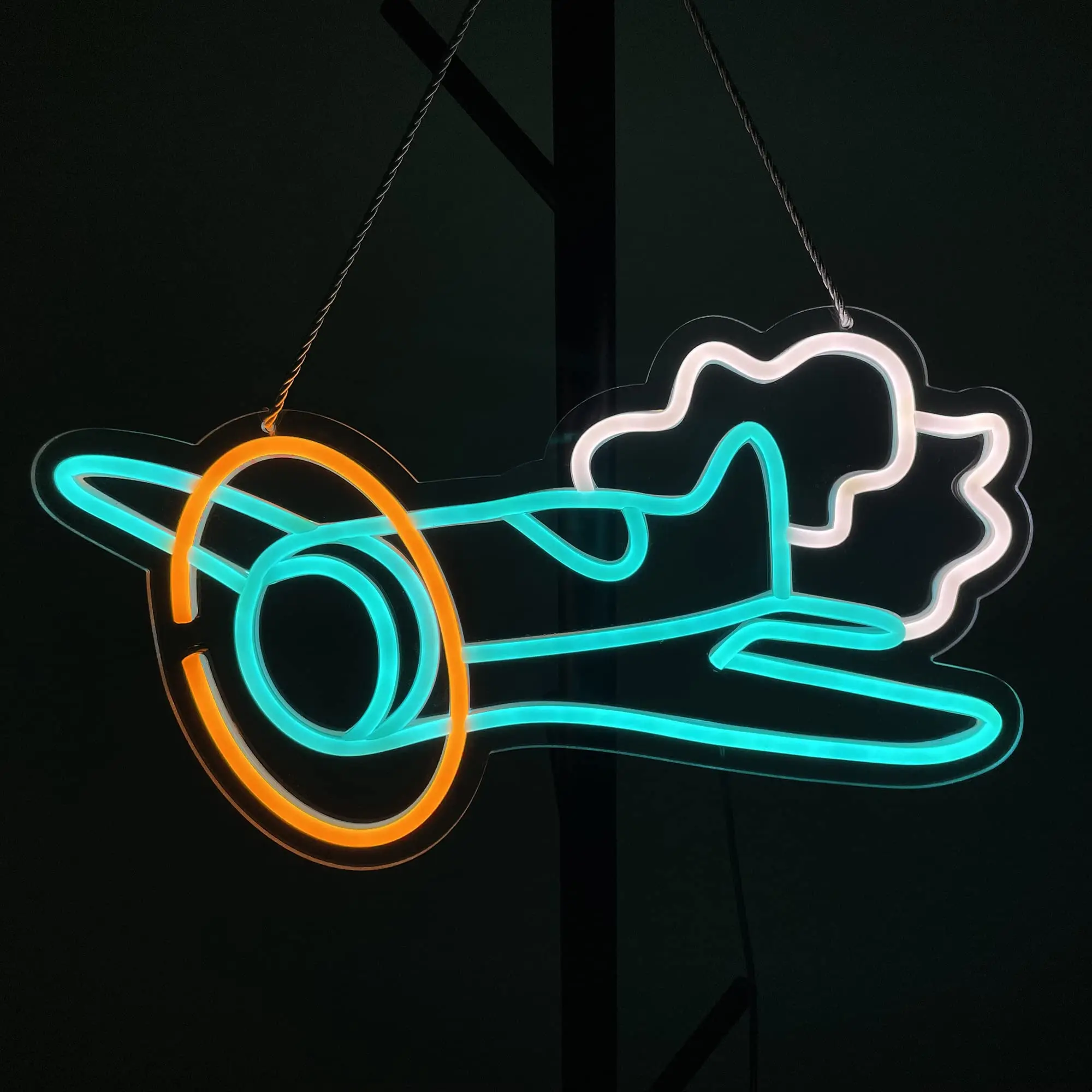 Airplane Neon Signs Art Wall Lights for Beer Bar Club Bedroom Hotel Pub Cafe Wedding Birthday Party Gifts