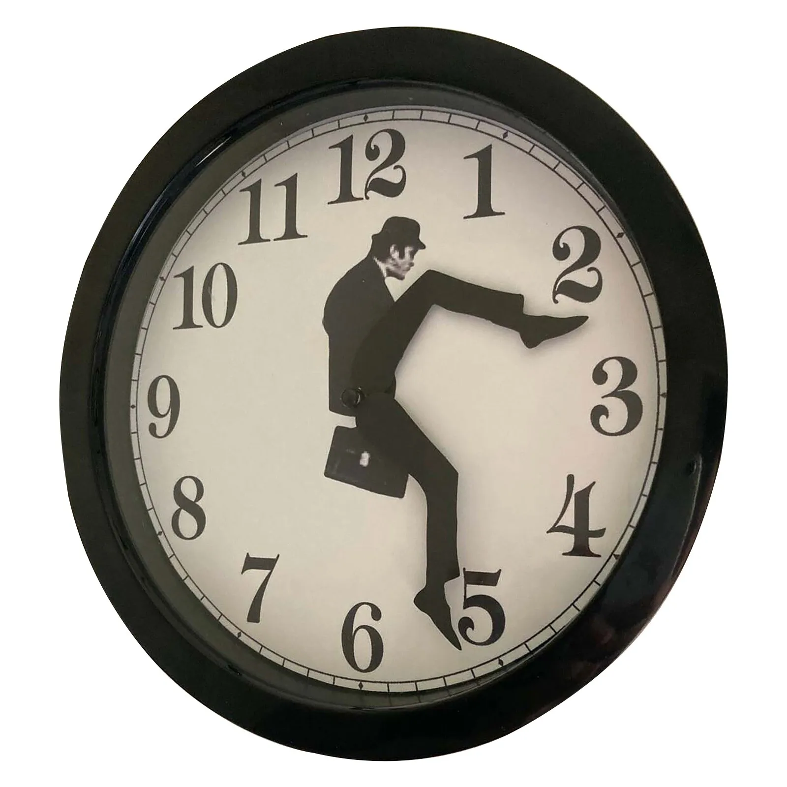 Monty Python inspired Silly Walk Wall Clock Creative Clock Walking Clock Silent Silent Clock Wall Art For Home Decor Wall Clock