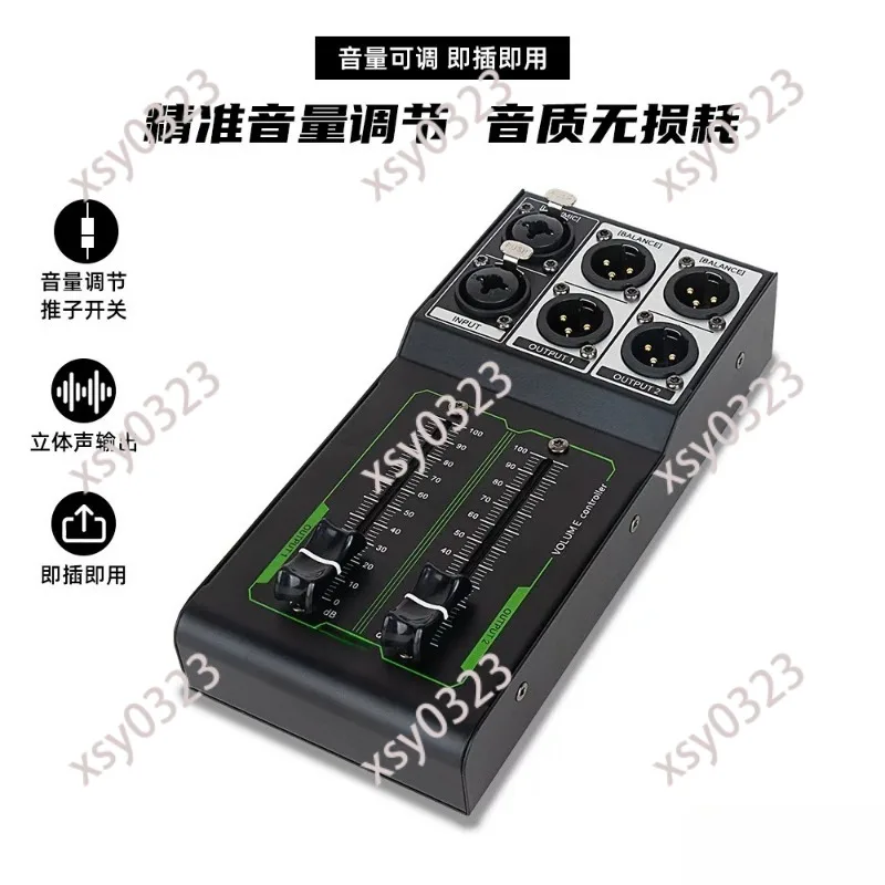 Passive Stereo Audio Volume Controller Noise-Free Input Output Adjuster No Power Needed