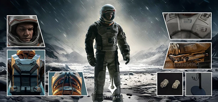 eternal Toys ET_X9 1/6 Collectible Toys Planet Astronaut Engineer Matthew Men Soldier 12Inch Action Figure Model Gifts