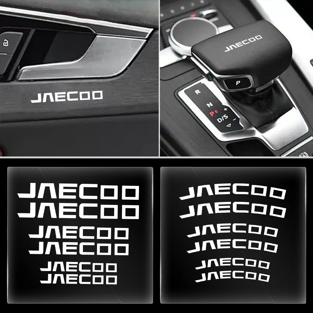 

6pc Heat Resistance Caliper Decals Wheel Decor Vinyl Stickers For Chery Jaecoo J6 J7 J8 Phev 2023 2024 2025 Omoda E5 Accessories