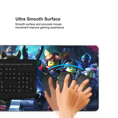 Imagen 2 del producto Alfombrilla de ratón para juegos, alfombrilla grande para teclado, R-Robloxs, 1200x600mm, alfombrilla de escritorio para PC, Gamer, alfombra de oficina, alfombrilla para mesa de hogar