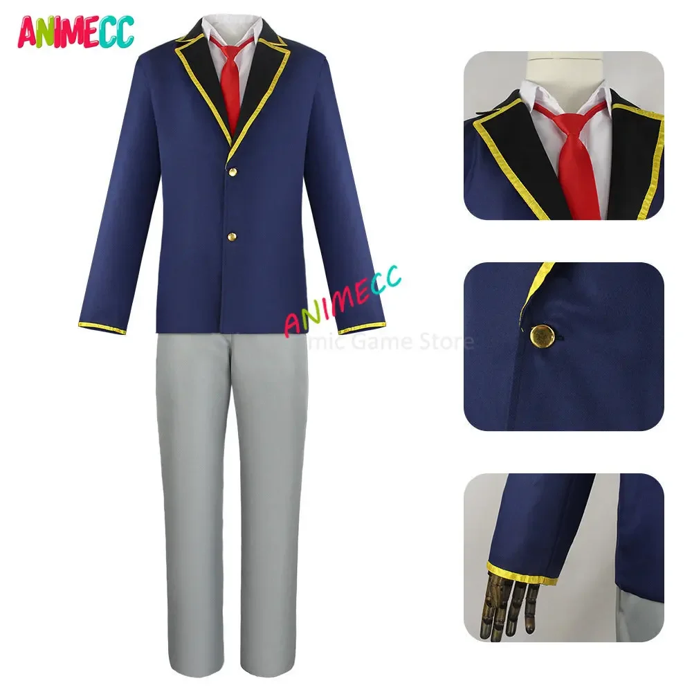 Anime Oshi No Ko Hoshino Akuamarin Fantasia Cosplay Masculina, Roupa Uniforme, Peruca, Jaqueta, Saias, B-Komachi Aqua, Festa de Halloween