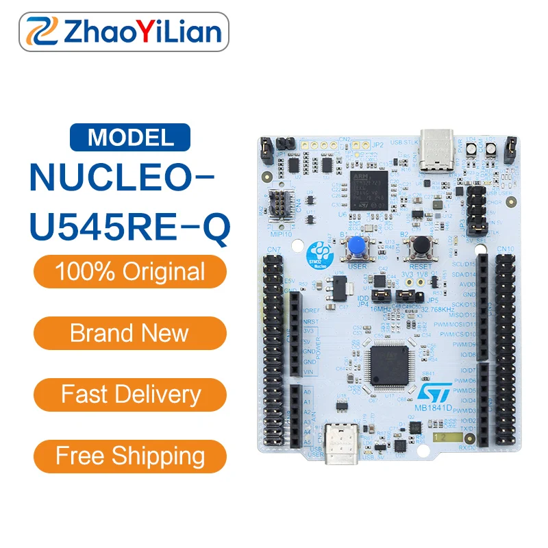 For NUCLEO-U545RE-Q STM32U545RET6Q Evaluation Board Compatible STM32U5 Series Prototype Board