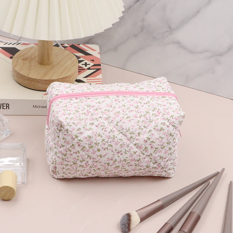 Large Capacity Aesthetic Makeup Bag, School Cases, Cute Stationery Holder, Zipper Pencil Pouch, Student School Supplies