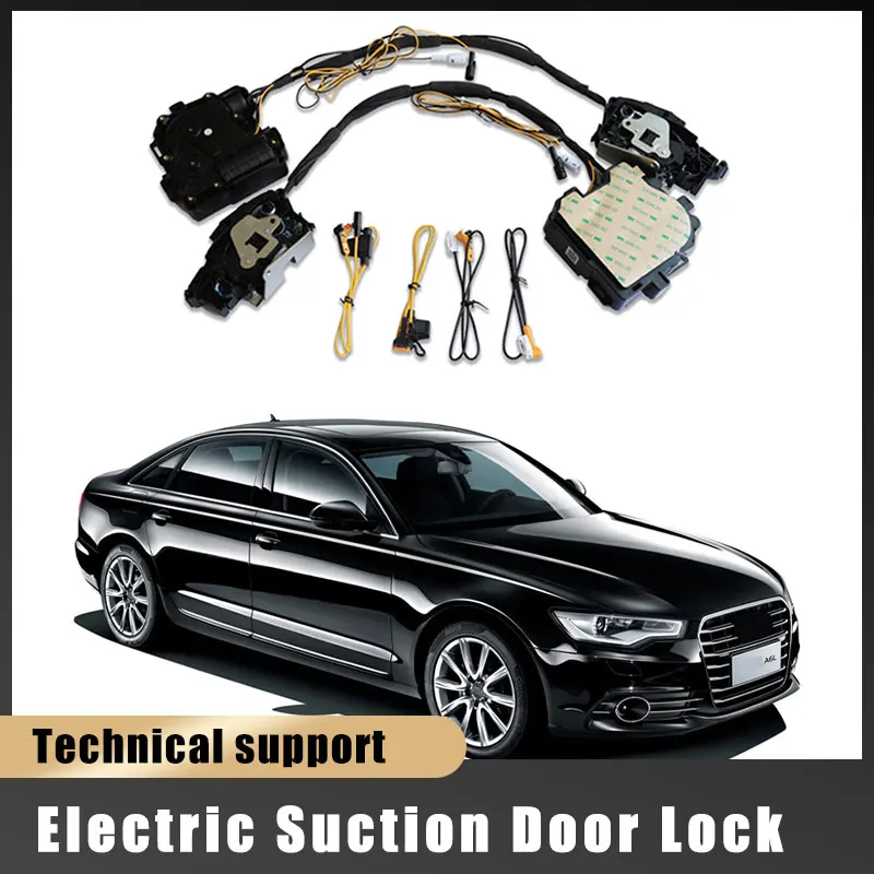 

Car Soft Close Door Latch Pass Lock Actuator Electric Absorption Suction Silence Closer For Audi Audi A6 2014+