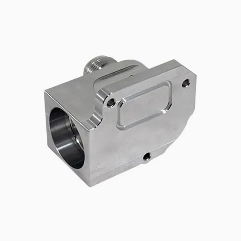 Custom Square Stainless Steel Flange Base CNC Turning Milling Composite Machining Bearing Mount Equipment Housing Parts