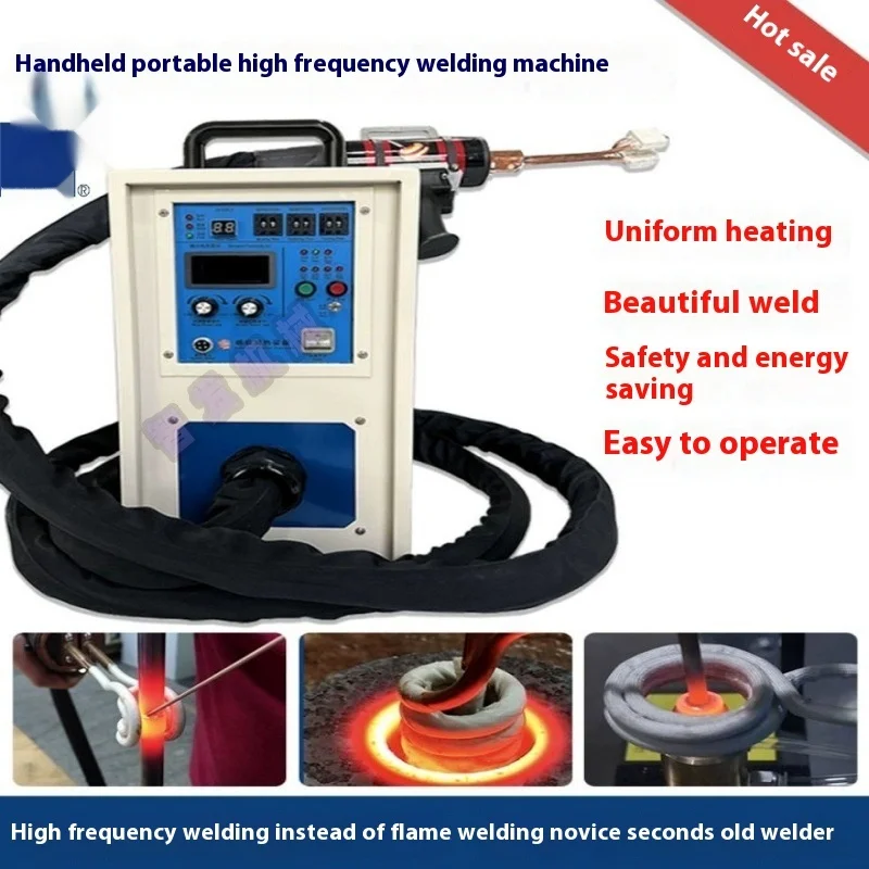 Handheld Mobile Preheating Quenching Annealing Welding Machine Metal Brazing High-Frequency Induction Heating Equipment