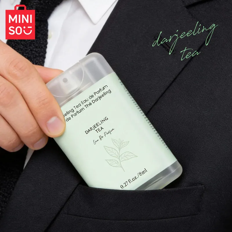 

MINISO DARJEELING TEA Духи для мужчин Оригинальная роскошная Woody Eau De Parfum Дизайнерский аромат Мужской спрей для тела 8 мл Портативная версия