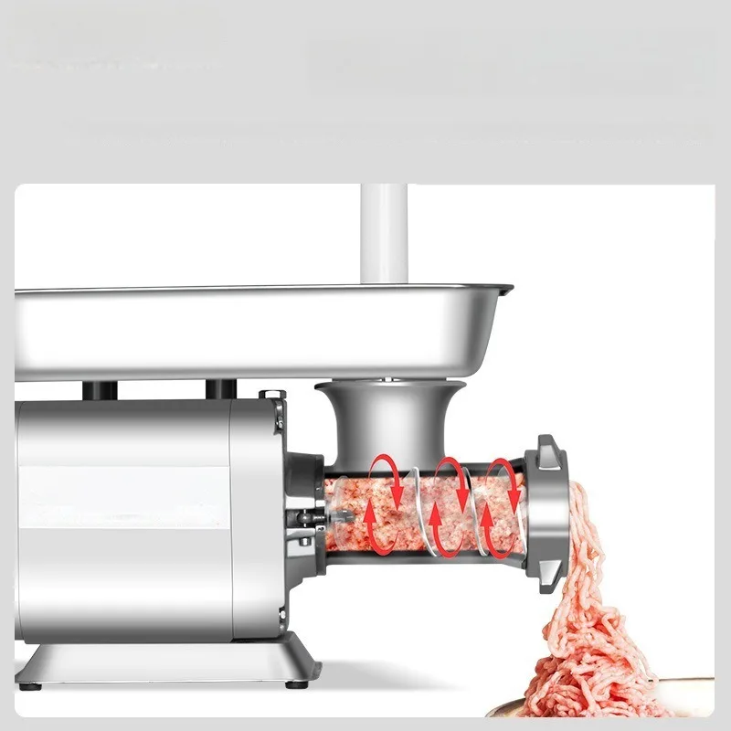 Commercial stainless steel meat grinder meat processing hinery