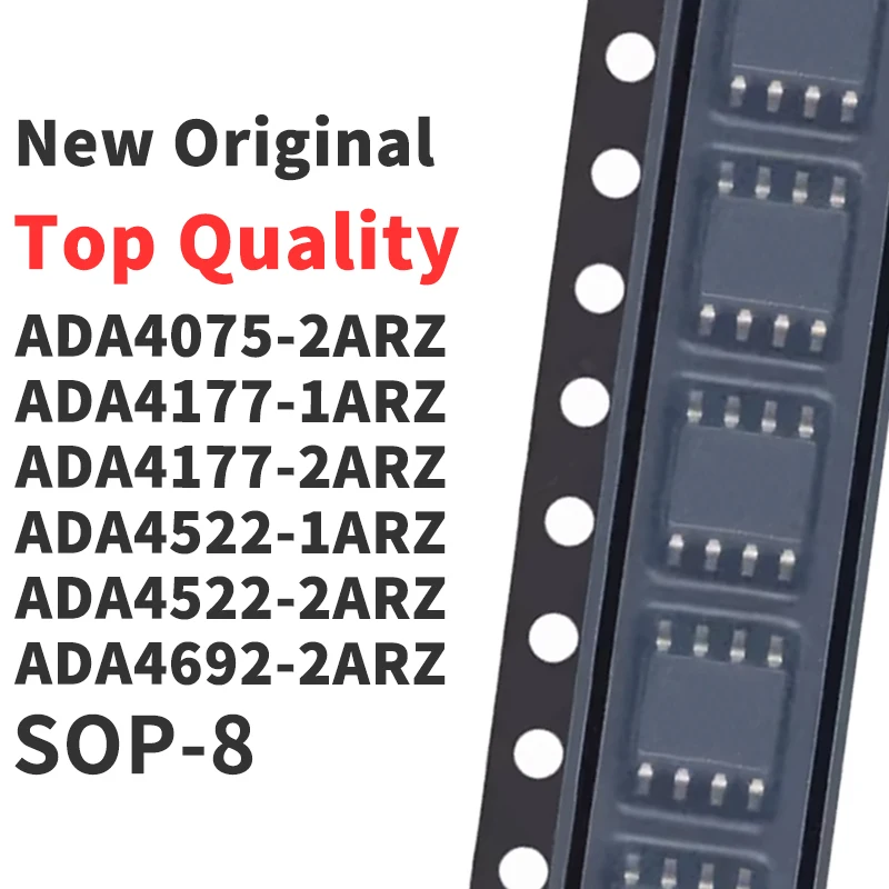 (10 Pieces) ADA4075-2ARZ ADA4177-1ARZ ADA4177-2ARZ ADA4522-1ARZ ADA4522-2ARZ ADA4692-2ARZ ADA4841-2ARZ SOP-8 New Original