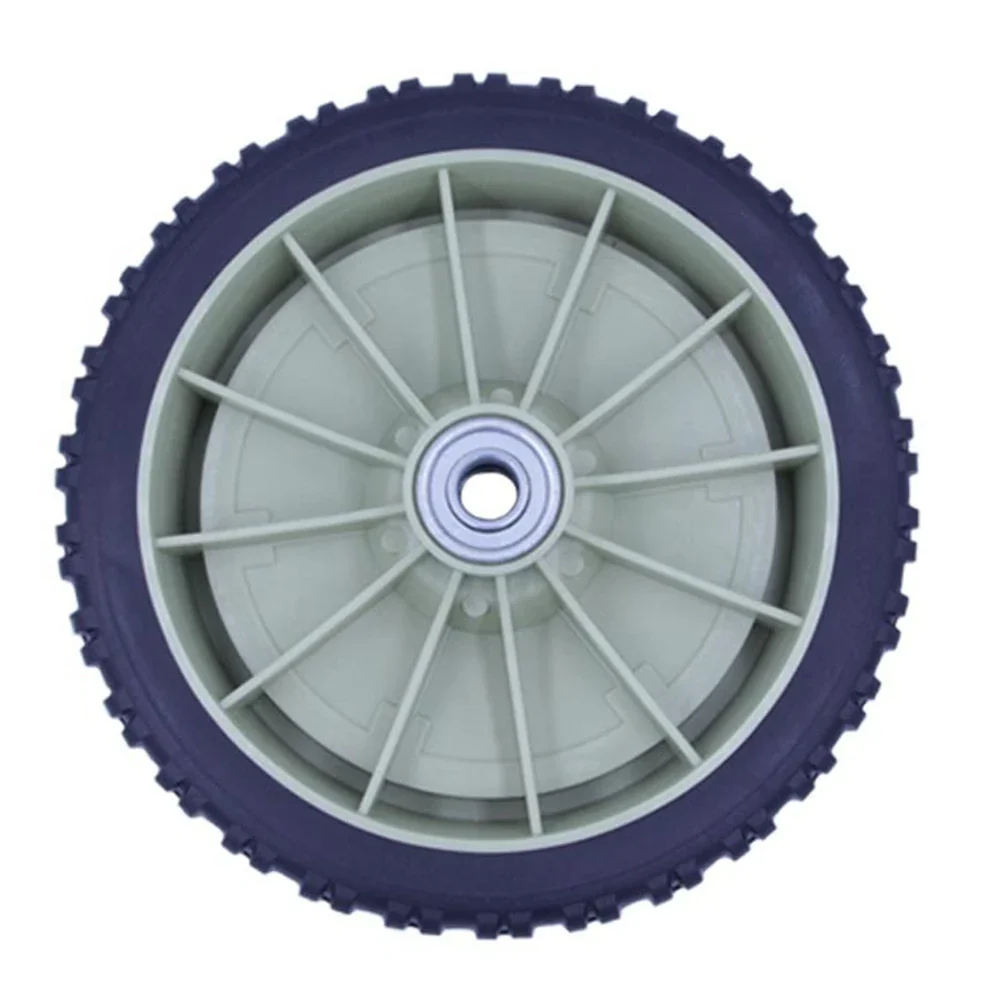 Effortless Maneuverability  Universal Lawn Mower Wheel Made Of Rubber  19 5cm Wheel Diameter For Efficient Hand Push Operations