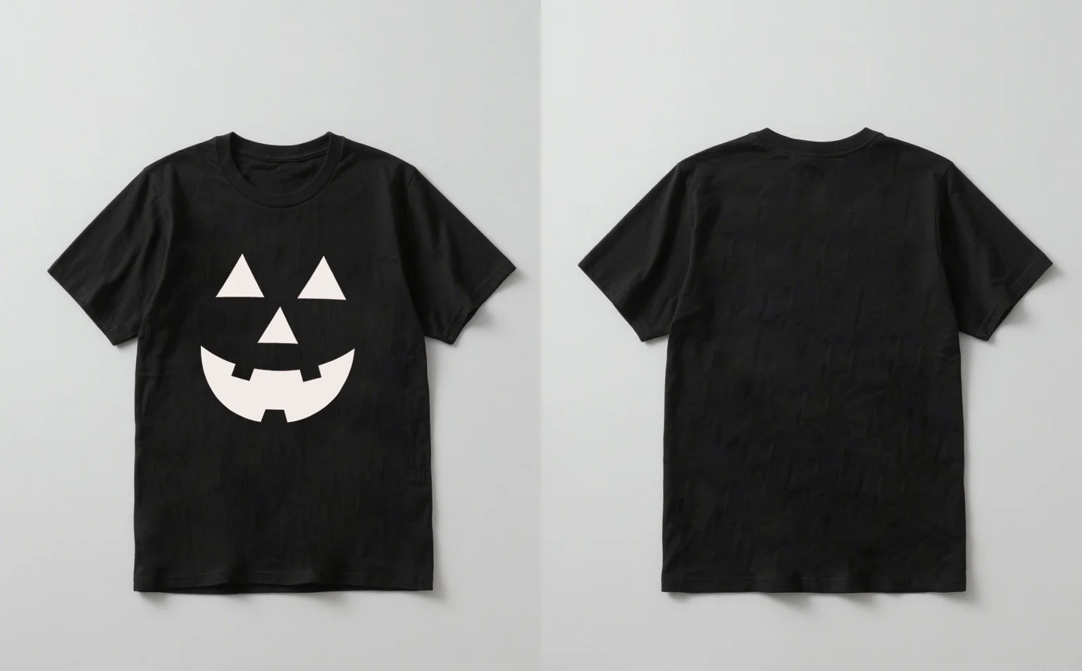 

2025 Новая черная футболка с короткими рукавами и принтом тыквы на Хэллоуин, повседневный топ, подходит для мужчин и женщин