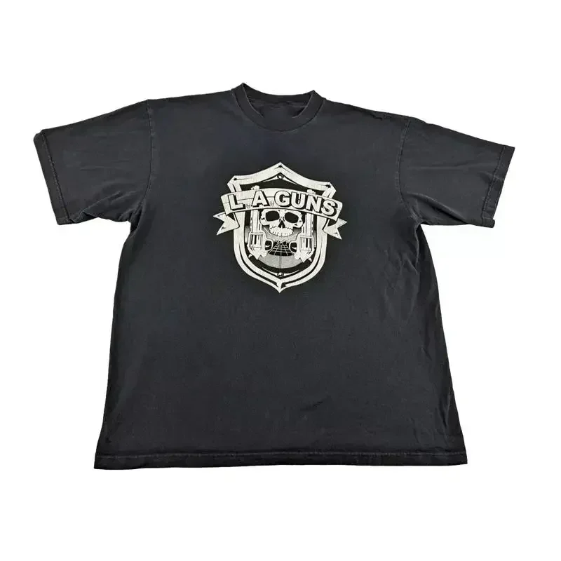 LA GUNS Band Basic Logo L A T Shirt Full Size S 5XL