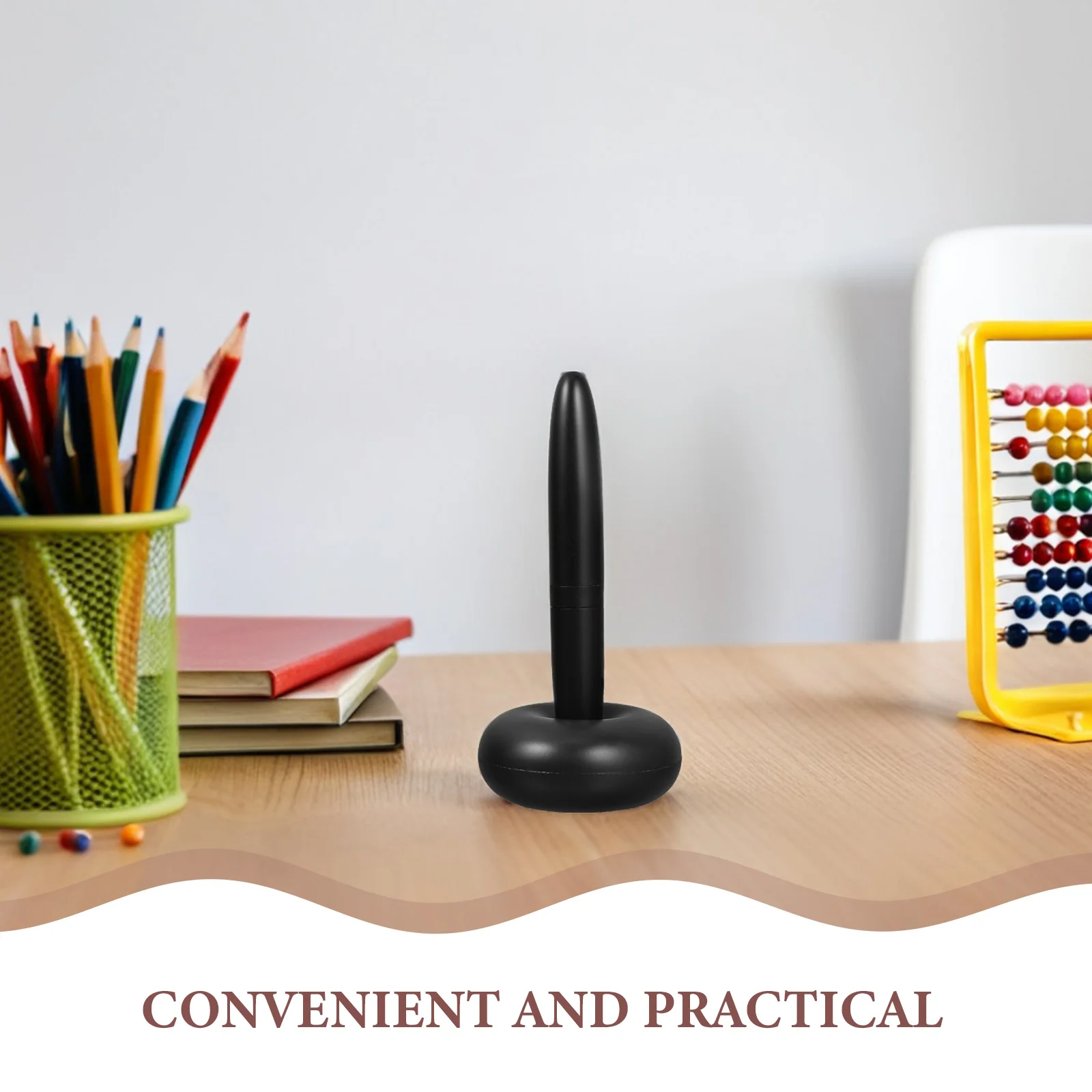 2 قطعة أقلام حبر جاف عائمة قلم معدني قبضة مريحة مكتب القرطاسية هدية للرجال النساء قاعدة تعليق مغناطيسي التنفيذي #3