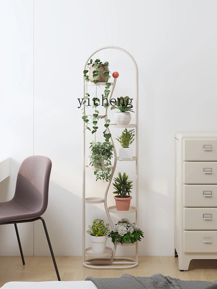 YFY  flower rack living room floor-to-ceiling indoor balcony multi-layer small flower pot rack household plant decorative rack