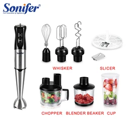 10 in 1 Multi Blender Stainless Steel Food Processor Vegetable Cutter Meat Grinder Chopper Whisk 800W Food Mixer Juicer Sonifer