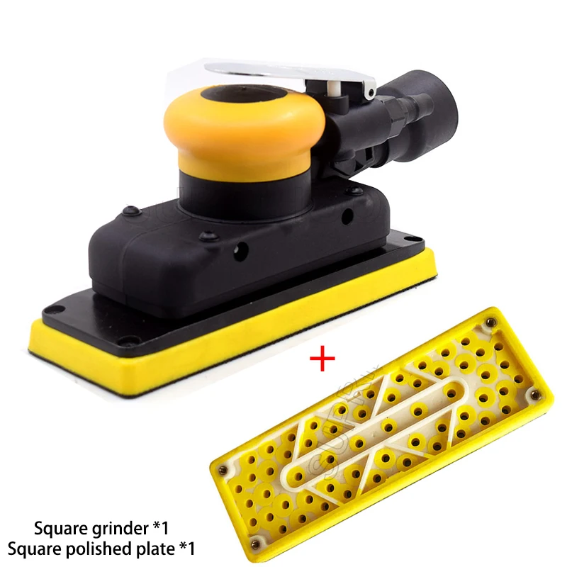 

Sandpaper Machine 70*198mm Square Air Orbital Sander Rectangular Pneumatic Dry Grinder Central Vacuum Ready Pneumatic Sanding