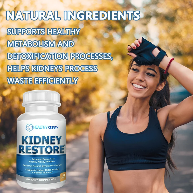 Natural Kidney Cleanser for Healthy Kidney Function and Detoxification, Daily Health Supplement