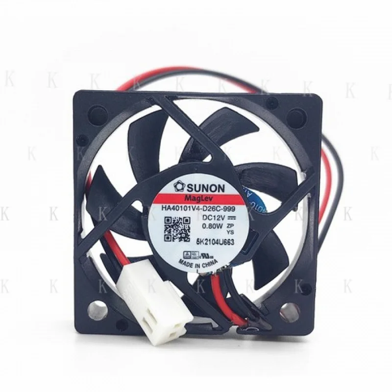 

C ДЛЯ SUNON HA40101V4-D26C-999 4010 4 см 12 В 0,8 Вт 2-контактный бесшумный вентилятор с магнитной подвеской
