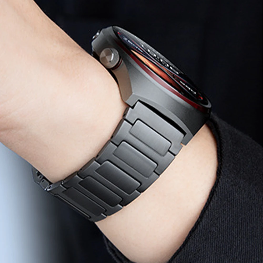 Bracelet en titane de 22mm pour Huawei Watch GT 5 Pro GT4, boucle magnétique de 46mm pour Samsung Galaxy Gear S3, Bracelet de luxe pour Amazfit