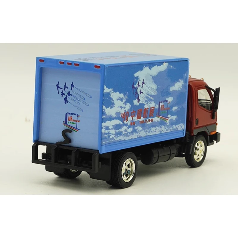 Diecast 1:53 Scale FUSO Light Truck Van Alloy Car Model Finished Product Simulation Toy Gift Display Souvenir