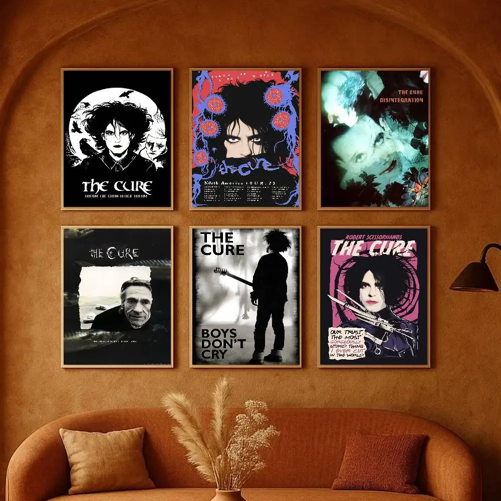 ملصق C-Cure Robert S-Smith ملصق فني عالي الوضوح ذاتي اللصق مقاوم للماء لتزيين المنزل