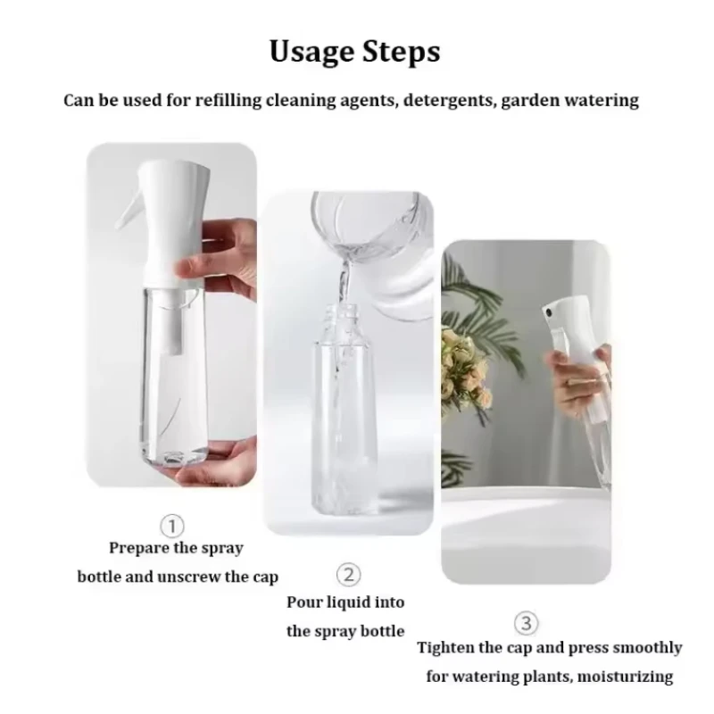 زجاجة رذاذ مستمرة - رذاذ فائق النعومة |   زجاجة رذاذ الماء، غلاية زيت المطبخ، زجاجة رذاذ عامة لصالون التنظيف