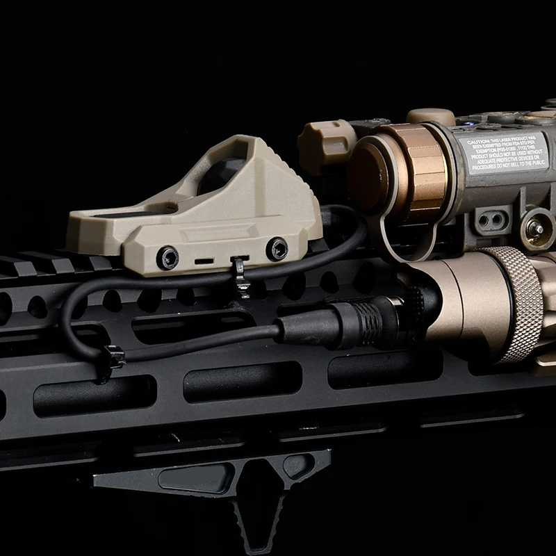 

Тактический фонарь WADSN с двойным выносным переключателем для M300 M600 M340 M640 NGAL DBAL-A2 PEQ15, лазерный аксессуар для страйкбола и охоты