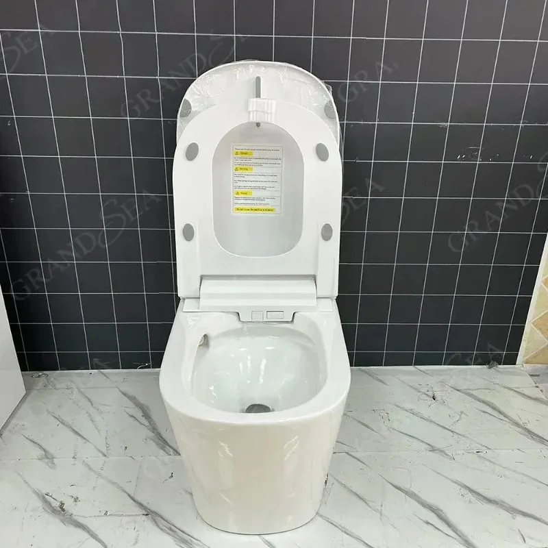 

Modern Interior New Design Toilet Automatic Sensor Smart Bidet Flushing One Piece Smart Toilet with Remote Control