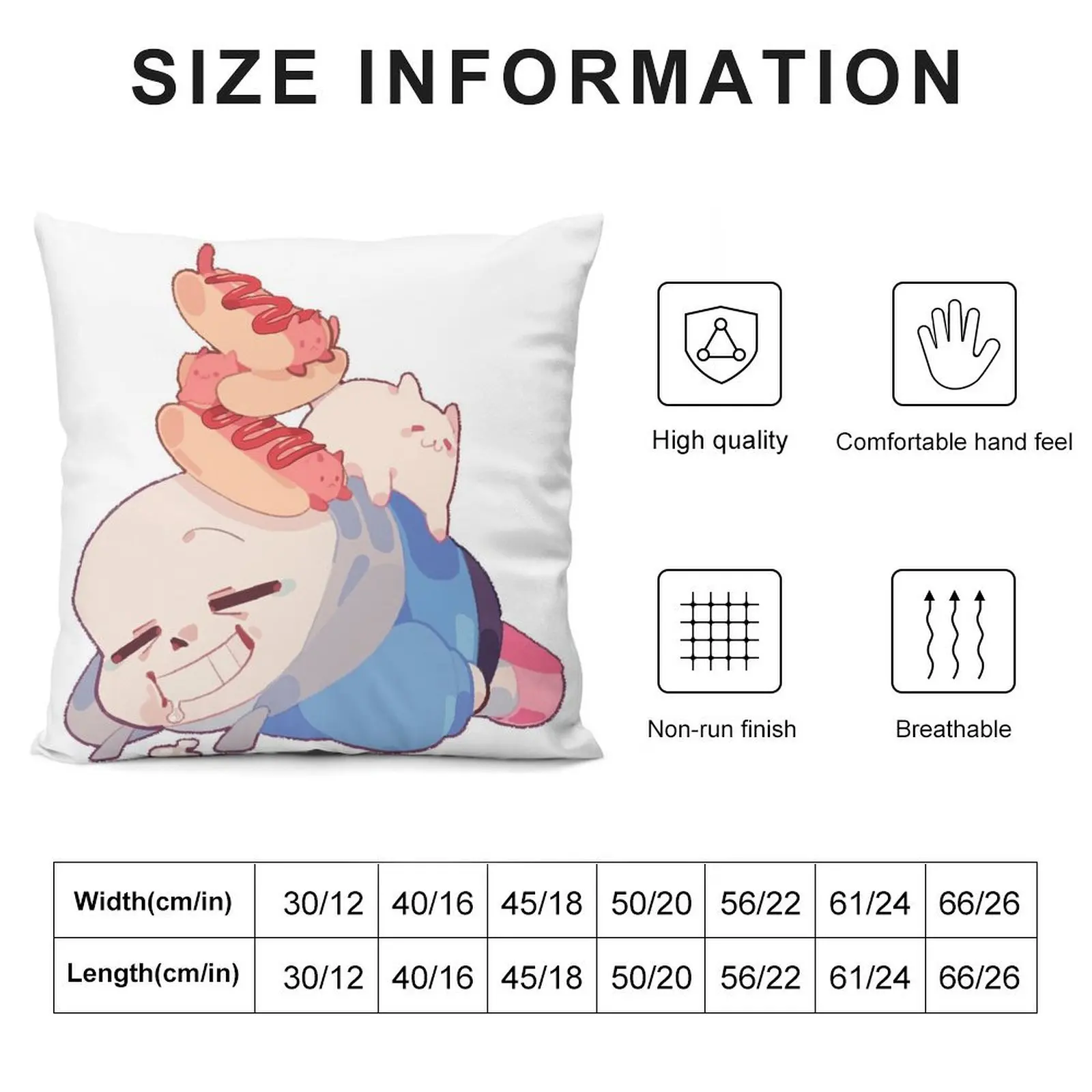 Sans sleepy with some hotcats - Undertale Throw Pillow Sofa Covers For Living Room pillow