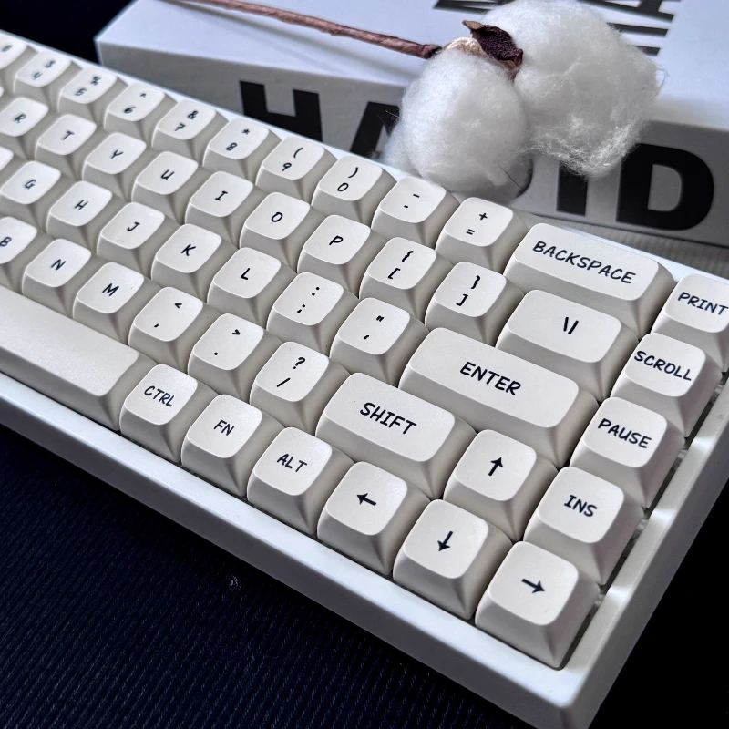 

Simple Wind Keycap XDA Highly Adaptable Keyboard Satellite Shaft Universal PBT Thermal Sublimation for 67/68/75/87/98/104/108key
