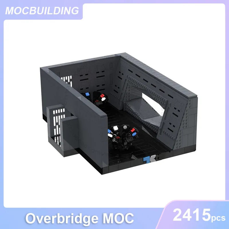 MOC-Overbridge Model Building Blocks, Assemble Bricks, Space Architecture Display, UCS, Brinquedos Educativos de Natal, Presentes DIY, 2415Pcs